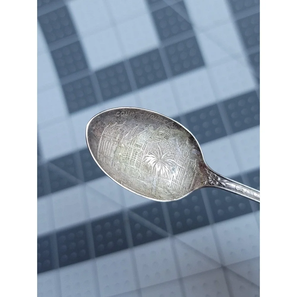 5TH Street Store Los Angeles CA Souvenir Spoon Silver Plated Antique